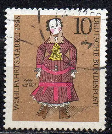 BRD, Mi-Nr. 571 gest., Wohlfahrt 1968, Puppen