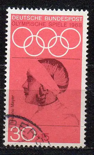 BRD, Mi-Nr. 564 gest., Olympische Sommerspiele Mexiko 1968