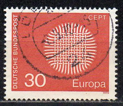 BRD, Mi-Nr. 621 gest., Europa CEPT 1970