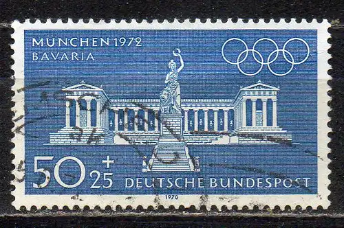 BRD, Mi-Nr. 627 gest., Olympische Sommerspiele München 1972