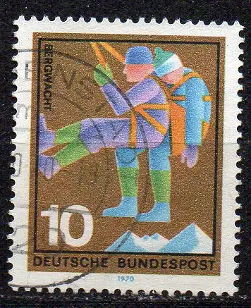 BRD, Mi-Nr. 630 gest., Freiwillige Hilfsdienste