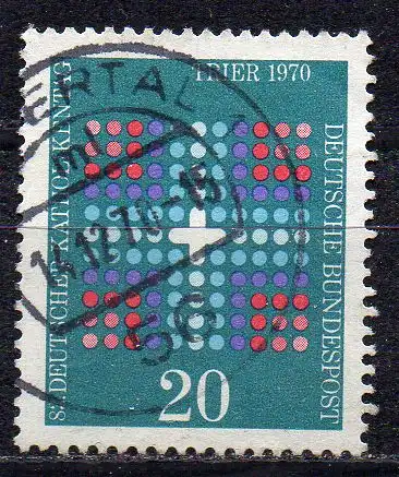 BRD, Mi-Nr. 648 gest., Deutscher Katholikentag, Trier