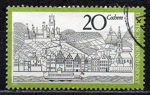 BRD, Mi-Nr. 649 gest., Fremdenverkehr: Cochem