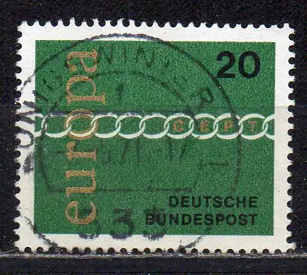 BRD, Mi-Nr. 675 gest.,  Europa CEPT 1971
