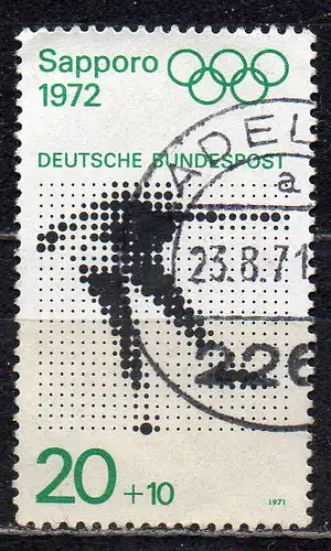 BRD, Mi-Nr. 681 gest., Olympische Spiele 1972
