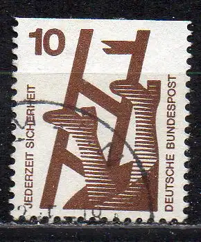 BRD, Mi-Nr. 695 C gest., Unfallverhütung