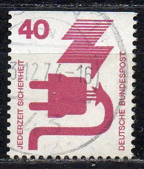BRD, Mi-Nr. 699 C gest., Unfallverhütung