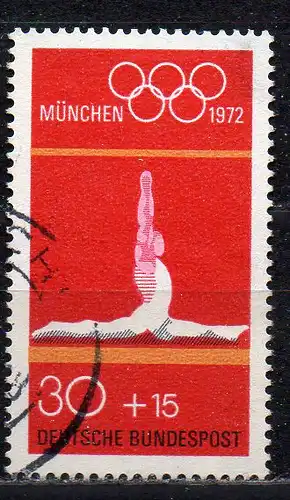 BRD, Mi-Nr. 721 gest., Olympische Sommerspiele 1972 München
