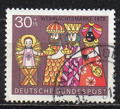 BRD, Mi-Nr. 749 gest., Weihnachten 1972