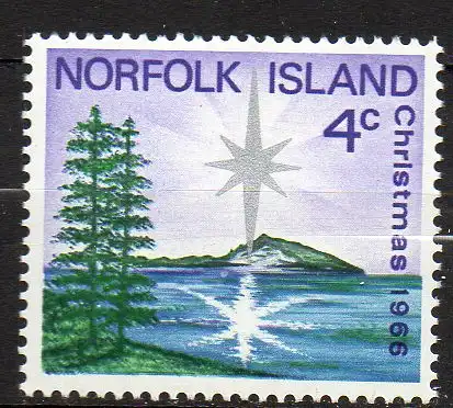 Norfolk Inseln, Mi-Nr. 78 **, Weihnachten 1966