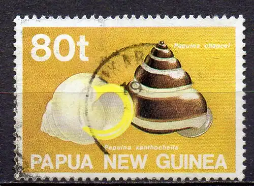 Papua Neuguinea, Mi-Nr. 634 gest., Schnecke