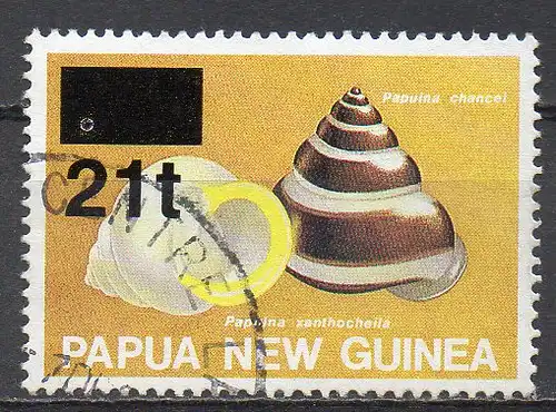 Papua Neuguinea, Mi-Nr. 718 gest., Schnecken