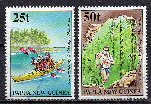 Papua Neuguinea, Mi-Nr. 836 + 837 gest., 