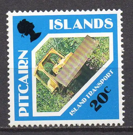 Pitcairn Inseln, Mi-Nr. 383 **, Planierraupe