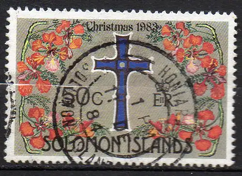 Salomon Inseln, Mi-Nr. 508 gest., Weihnachten 1983