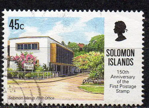 Salomon Inseln, Mi-Nr. 734 gest., 150 Jahre Briefmarken