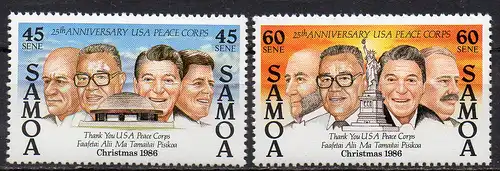 Samoa, Mi-Nr. 605 - 606 **, kompl., 