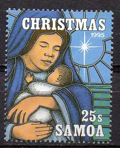 Samoa, Mi-Nr. 821 **, Weihnachten 1995