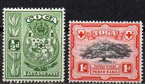 Tonga, Mi-Nr. 73 + 74 **,