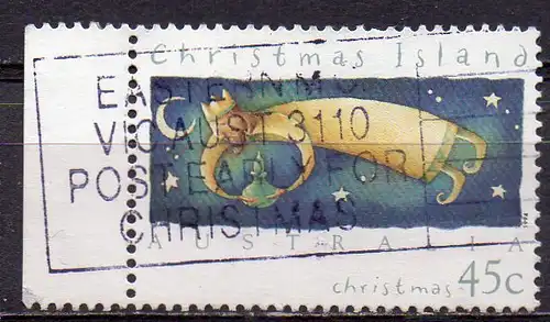 Weihnachtsinsel, Mi-Nr. 403 gest., Weihnachten 1994