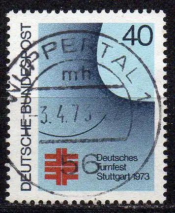 BRD, Mi-Nr. 763 gest., Deutsches Turnfest 1973, Stuttgart