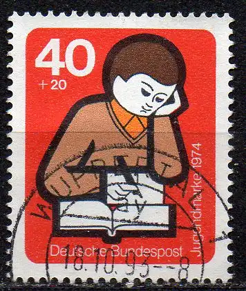 BRD, Mi-Nr. 802 gest., Jugend 1974