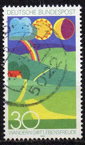 BRD, Mi-Nr. 808 gest., Wandern