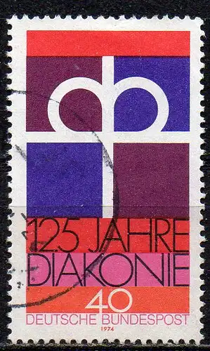 BRD, Mi-Nr. 810 gest., 125 Jahre Diakonie