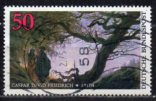 BRD, Mi-Nr. 815 gest., Caspar David Friedrich