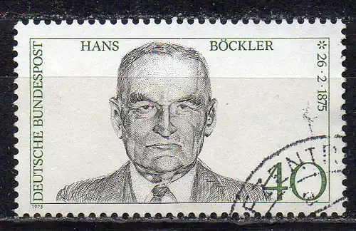 BRD, Mi-Nr. 832 gest., Hans Böckler