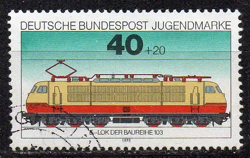 BRD, Mi-Nr. 837 gest., Jugend 1975 - Lokomotiven