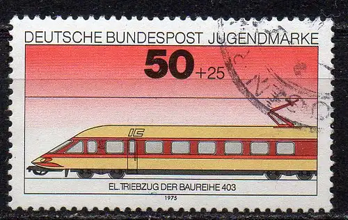 BRD, Mi-Nr. 838 gest., Jugend 1975 - Lokomotiven