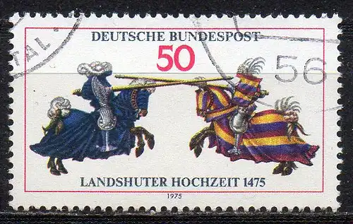BRD, Mi-Nr. 844 gest., 500 Jahre Landshuter Fürstenhochzeit