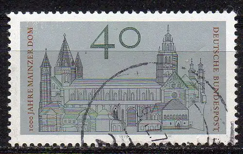 BRD, Mi-Nr. 845 gest., 1000 Jahre Mainzer Dom