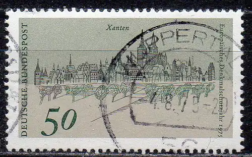 BRD, Mi-Nr. 863 gest., Europäisches Denkmalschutzjahr