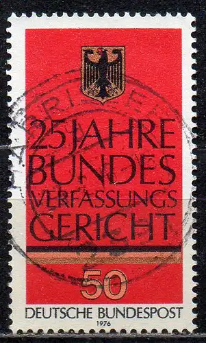 BRD, Mi-Nr. 879 gest., 25 Jahre Bundesverfassungsgericht