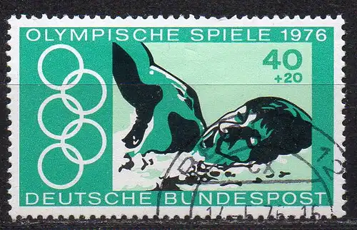 BRD, Mi-Nr. 886 gest., Olympische Sommerspiele 1976 Montreal