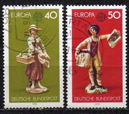 BRD, Mi-Nr. 890 - 891 gest., kompl., Europa CEPT 1976