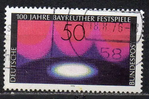 BRD, Mi-Nr. 896 gest., 100 Jahre Bayreuther Festspiele