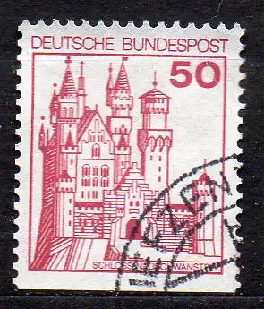 BRD, Mi-Nr. 916 D gest., DS Burgen und Schlösser