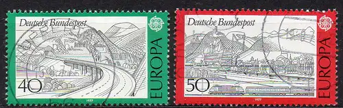 BRD, Mi-Nr. 934 - 935 gest., kompl., Europa CEPT 1977