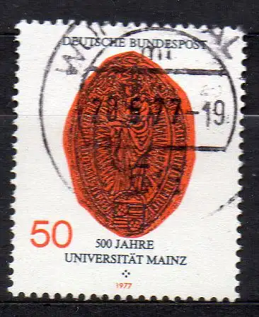 BRD, Mi-Nr. 938 gest., 500 Jahre Universität Mainz