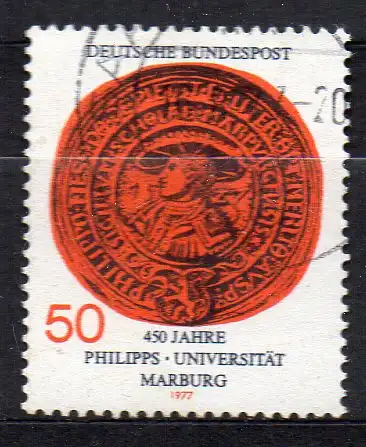 BRD, Mi-Nr. 939 gest., 400 Jahre Universität Marburg