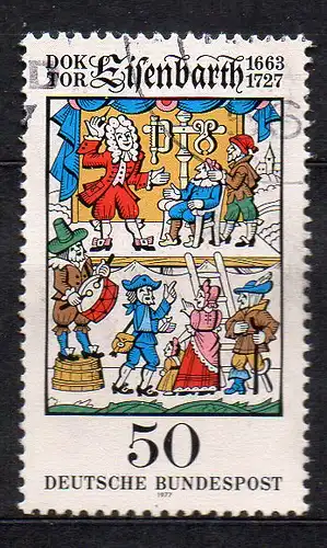 BRD, Mi-Nr. 953 gest., 250. Todestag von Dr. Johannes Andreas Eisenbarth