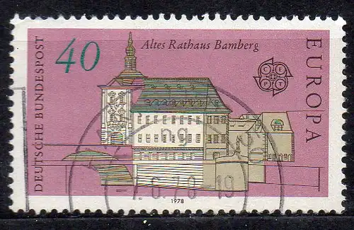 BRD, Mi-Nr. 969 gest., Europa CEPT 1978 - Baudenkmäler
