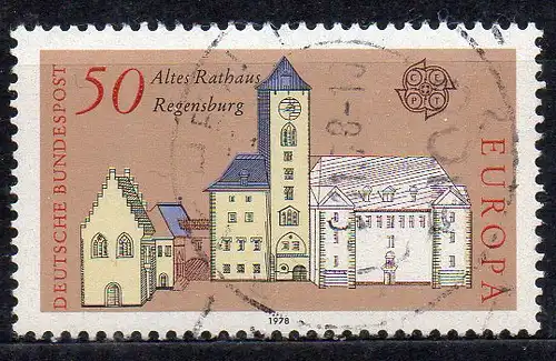BRD, Mi-Nr. 970 gest., Europa CEPT 1978 - Baudenkmäler