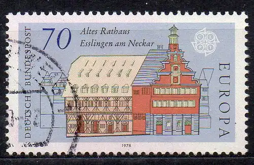 BRD, Mi-Nr. 971 gest., Europa CEPT 1978 - Baudenkmäler