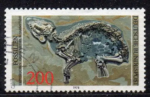 BRD, Mi-Nr. 975 gest., Fossilien