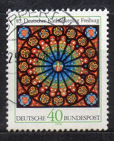 BRD, Mi-Nr. 977 gest., Deutscher Katholikentag Freiburg