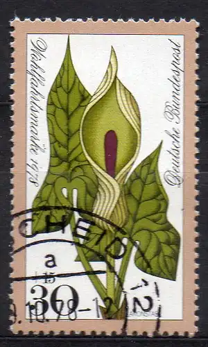 BRD, Mi-Nr. 982 gest., Wohlfahrt 1978 - Waldblumen